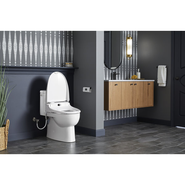 Kohler Novita Elongated Cleansing Toilet Seat White & Reviews Wayfair